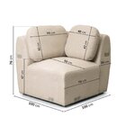 Sofá Modular 4 Lugares Com Sumiê Orla Cabecasa Madeiraorigina