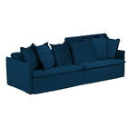 Sofá Modular 5 Lugares Olinda 2.90 Mt Com Molas Retrátil E Re