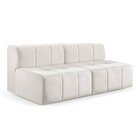 Sofá Modular  2 Lugares Bouclé Nude