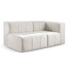Sofá Modular  2 Lugares Bouclé Nude
