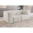 Sofá Modular  2 Lugares Bouclé Nude