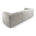 Sofá Modular  3 Lugares Bouclé Cinza