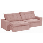 Sofá Modular Bahia 4 Lugares 2,30 Mt Com Molas Retrátil E Rec