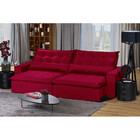 Sofá Modular Bahia 5 Lugares 2,50 Mt Com Molas Retrátil E Rec