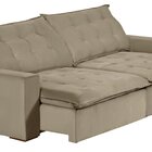 Sofá Modular Bahia 5 Lugares 250cm Com Molas Retrátil E Recli