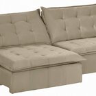 Sofá Modular Bahia 5 Lugares 250cm Com Molas Retrátil E Recli