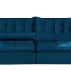 Sofá Modular Ceará 5 Lugares 250cm Retrátil E Reclinável Azul