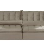 Sofá Modular Ceará 5 Lugares 250cm Retrátil E Reclinável Bege
