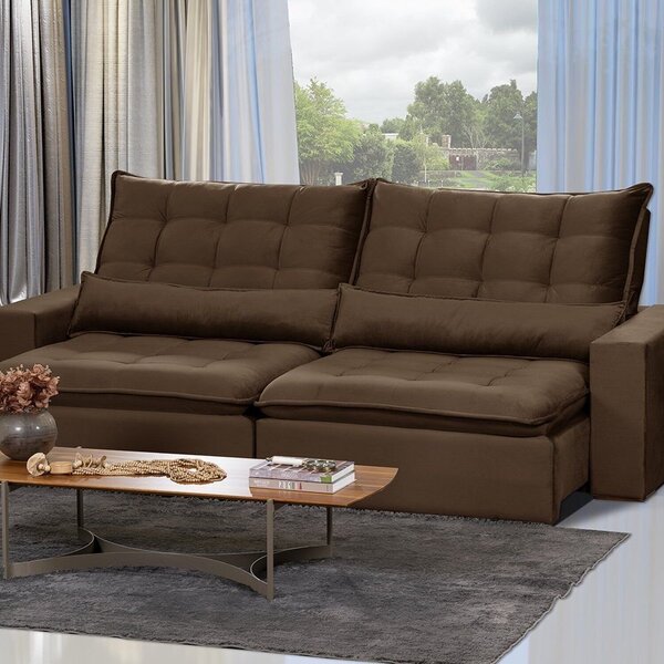 Sofá Modular Ceará 5 Lugares 250cm Retrátil E Reclinável Marr