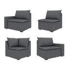 Sofá Modular De Canto 4 Módulos Zen Cabecasa Madeiraoriginals