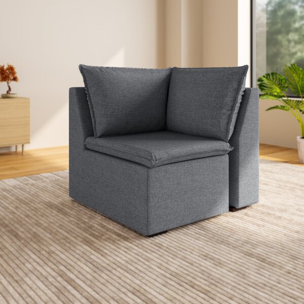 Sofá Modular De Canto 90cm Zen Cabecasa Madeiraoriginals Graf