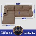 Sofá Modular Evo De 3 Lugares Com Chaise Esq Two 2,70m Boost