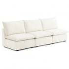 Sofá Modular Hug 5 Lugares 255cm Em Linho Cabecasa Madeiraori