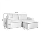 Sofá Modular Ibi 3 Lugares 210cm Em Veludo Cabecasa Madeirama