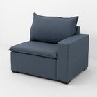 Sofá Modular Ibi 3 Lugares 210cm Jacquard Cabecasa Madeiraori