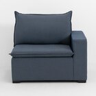 Sofá Modular Ibi 3 Lugares 210cm Jacquard Cabecasa Madeiraori