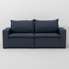 Sofá Modular Ibi 3 Lugares 210cm Jacquard Cabecasa Madeiraori