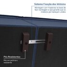 Sofá Modular Puff 70cm Zen Cabecasa Madeiraoriginals Azul Ser