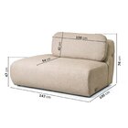 Sofá Modular Sumiê 100cm Esquerdo Orla Cabecasa Madeiraorigin