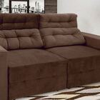 Sofá Monaco Retrátil E Reclinável 3 Lugares Jw