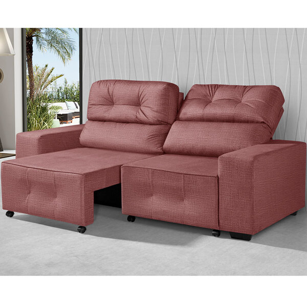 Sofá Montana 3 Lugares Retrátil E Reclinável – Golden Estofad