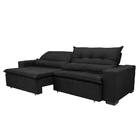 Sofá Montenegro 2,12m Retrátil, Reclinável, Mola No Assento E