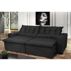 Sofá Montenegro 3,12m Retrátil, Reclinável, Mola No Assento E