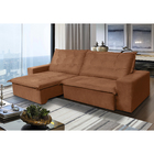 Sofá Moscow 3 Lugares 2,10 Metros Veludo - 20 Terracota