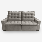 Sofá Moscow 4 Lugares 2,30 Metros Veludo - 03 Capuccino