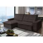 Sofá Moscow 4 Lugares 2,50 Metros Veludo - 17 Chocolate