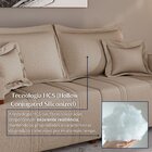 Sofá Na Caixa 4 Lugares 200 Cm Linho Bege