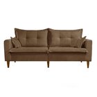 Sofá Na Caixa Join 2 Lugares 185cm Bouclê Marrom