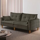 Sofá Na Caixa Join 2 Lugares 185cm Linho Grafite