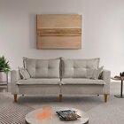 Sofá Na Caixa Join 2 Lugares 195cm Bouclê Cinza