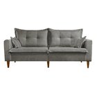 Sofá Na Caixa Join 2 Lugares 195cm Linho Cinza