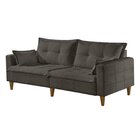 Sofá Na Caixa Join 2 Lugares 195cm Linho Grafite