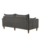 Sofá Na Caixa Join 2 Lugares 205cm Veludo Cinza