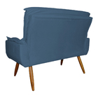 Sofá Namoradeira 02 Lugares Emília Plus Suede Cores - Ds Esto