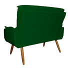 Sofá Namoradeira 02 Lugares Emília Plus Suede Cores - Ds Esto