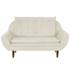 Sofá Namoradeira 2 Lugares 1,40m Sala De Espera Pillow Top He