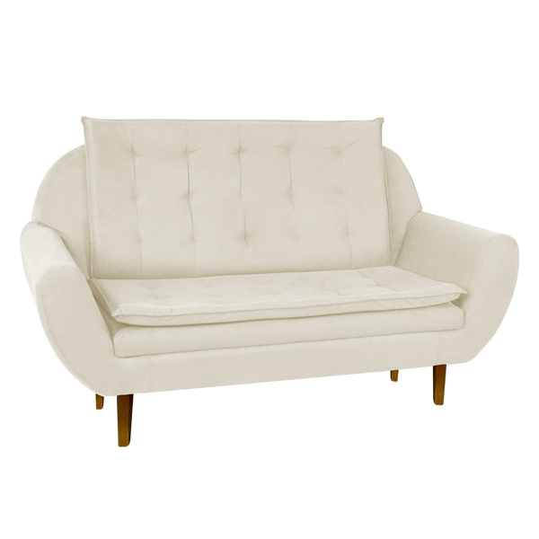 Sofá Namoradeira 2 Lugares 1,40m Sala De Espera Pillow Top He