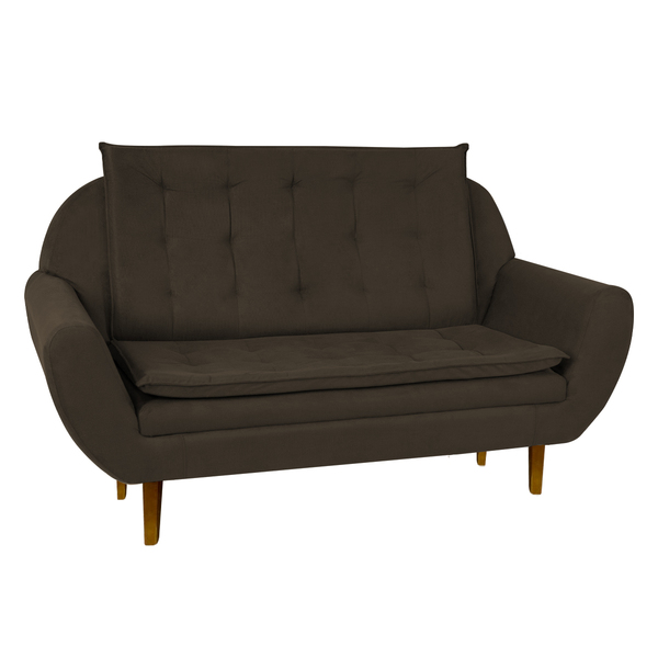 Sofá Namoradeira 2 Lugares 1,40m Sala De Espera Pillow Top He