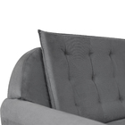 Sofá Namoradeira 2 Lugares 1,40m Sala De Espera Pillow Top He