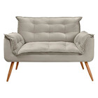 Sofá Namoradeira 2 Lugares Opala Veludo - Star Confort