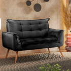 Sofá Namoradeira 2 Lugares Opala Veludo - Star Confort