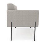 Sofá Namoradeira 2 Lugares Pé Ferro Pto Elisa Bouclê D03 - D'