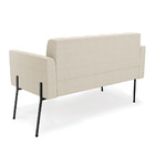 Sofá Namoradeira 2 Lugares Pé Ferro Pto Elisa Bouclê D03 - D'