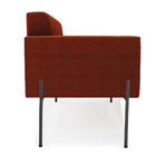 Sofá Namoradeira 2 Lugares Pé Ferro Pto Elisa Bouclê D03 - D'