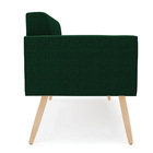 Sofá Namoradeira 2 Lugares Pé Palito Natural Elisa Bouclê D03