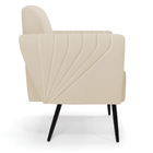 Sofá Namoradeira Com 2 Poltronas Pés Palito De Ferro Bruna Su